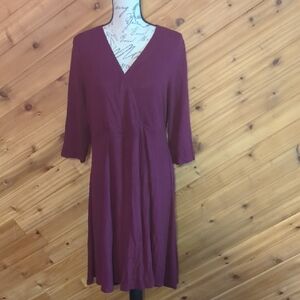 Torrid Deep Red V-Neck Tunic Dress